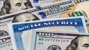 social security cards and money