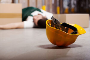 an employee fell at work